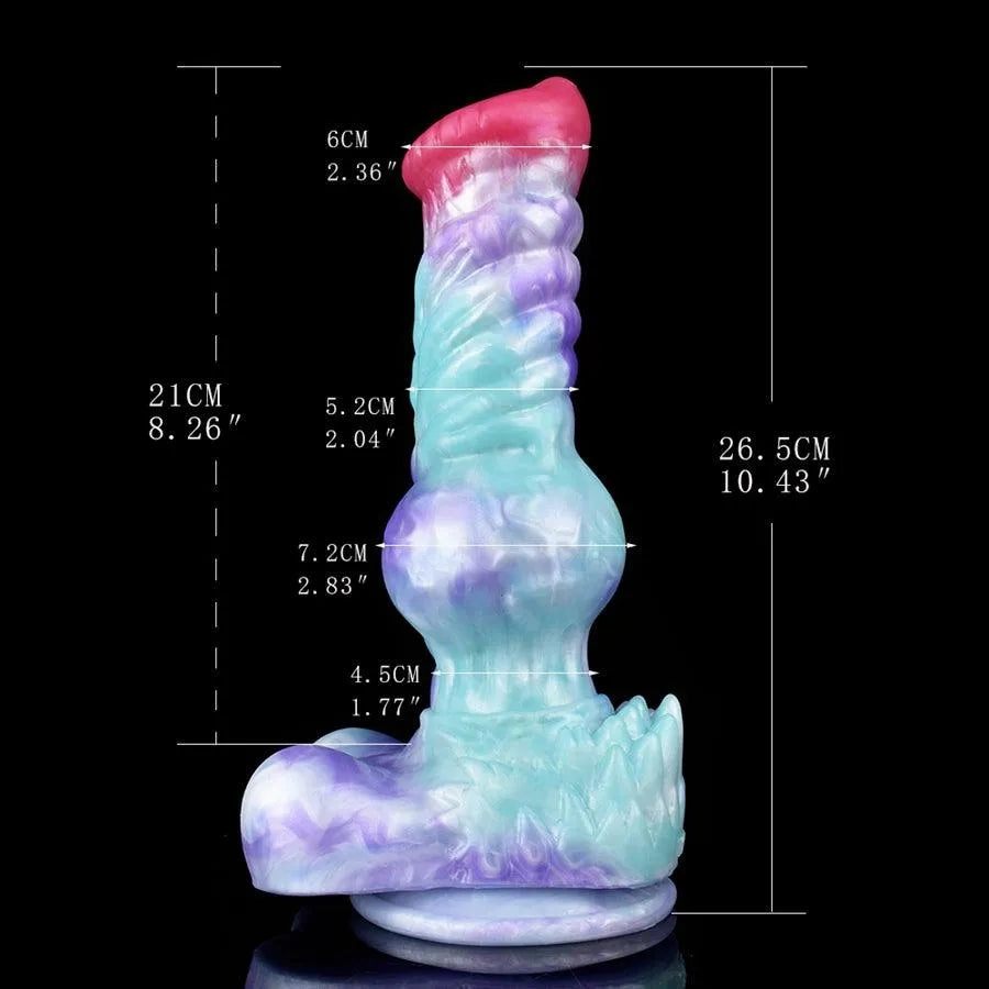 10 Inches Silicone Dog Ejaculating Dildo Sex Toy