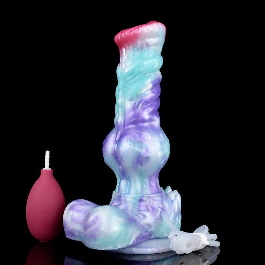 10 Inches Silicone Dog Ejaculating Dildo Sex Toy