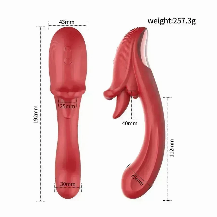 2-In-1 Rabbit Licking Vibrator
