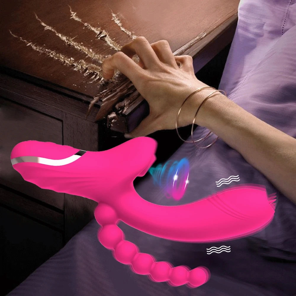 3-in-1 Clit Sucker & G-Spot Vibrator with Silent Dual Stimulation