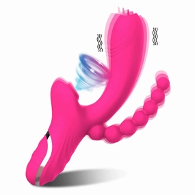 3-in-1 Clit Sucker & G-Spot Vibrator with Silent Dual Stimulation