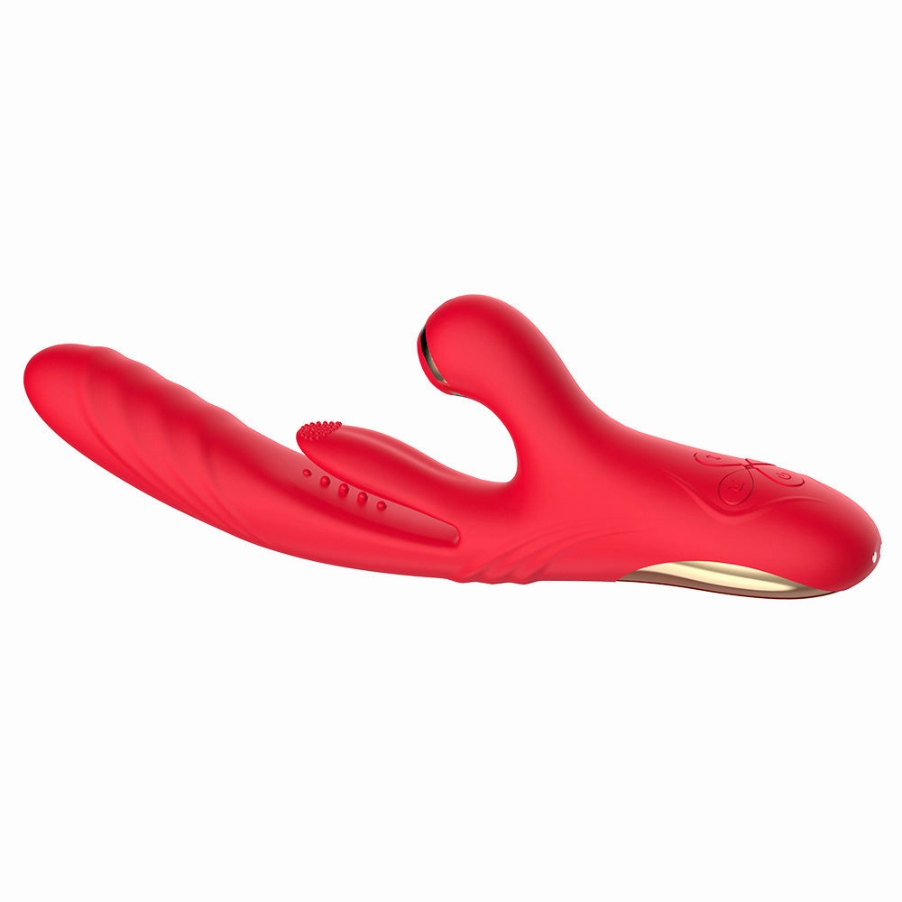 4 IN 1 Thrusting Vibrator with Licking, Vibration & Clit Sucking