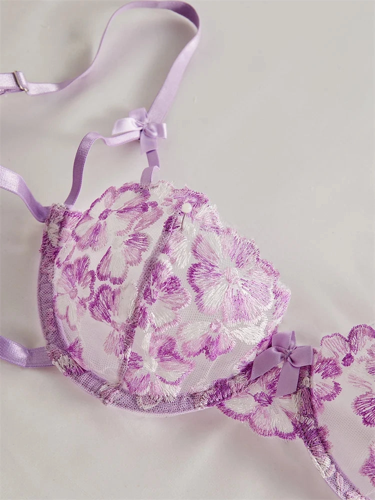 #PB Purple Lingerie Set