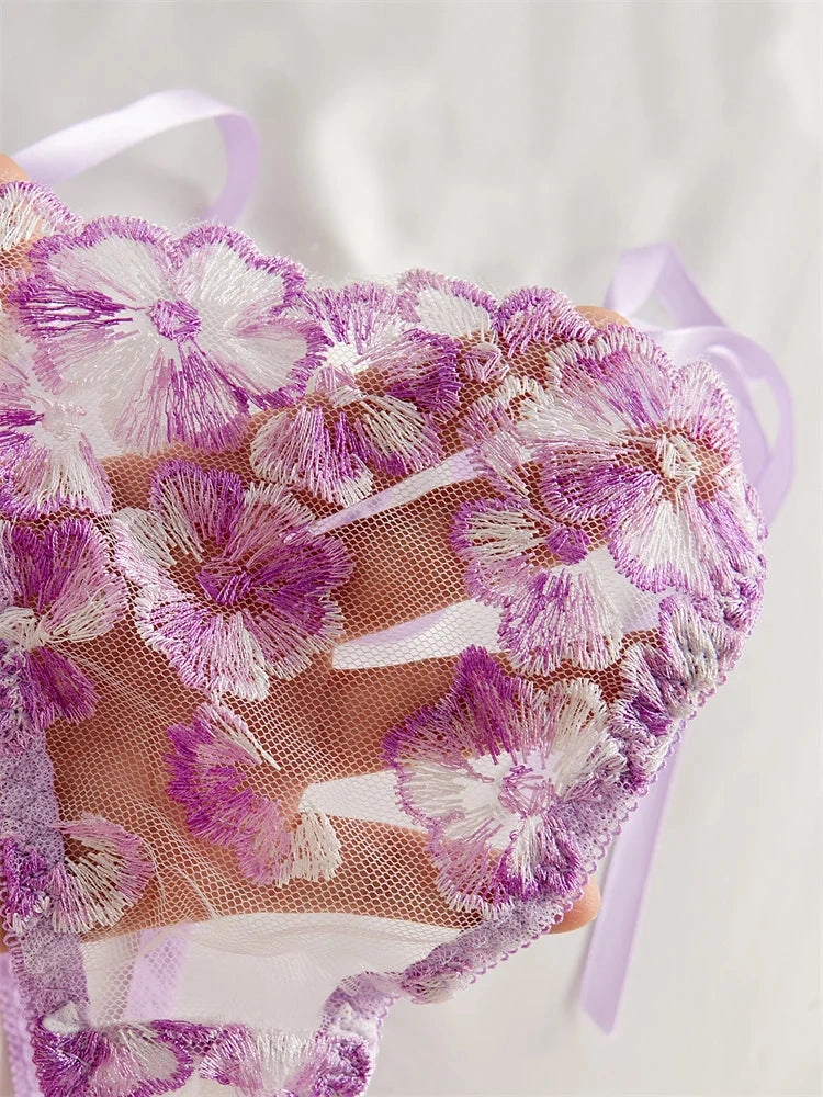 #PB Purple Lingerie Set