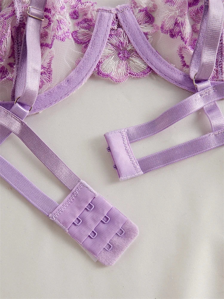 #PB Purple Lingerie Set