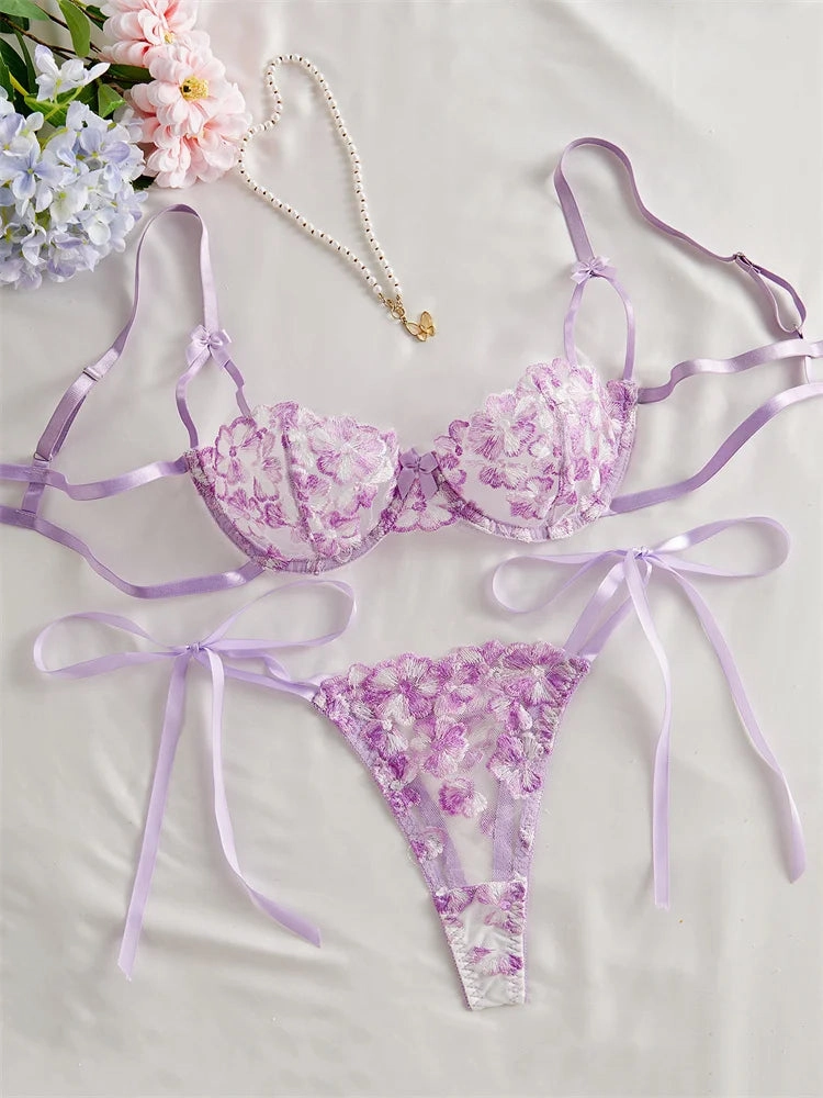#PB Purple Lingerie Set