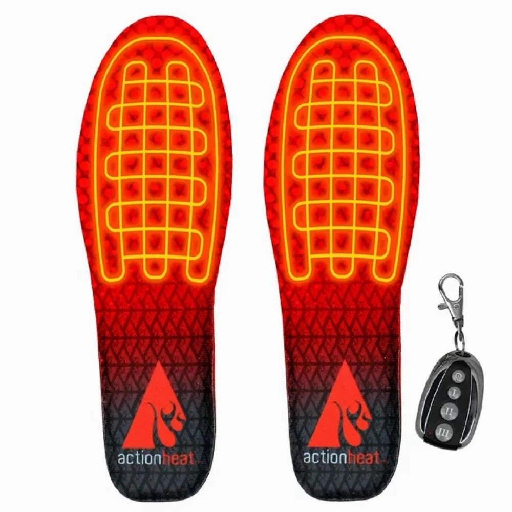 ActionHeat AH-INS-LI-01-SM Adult Fabric Rechargeable Heated Insoles