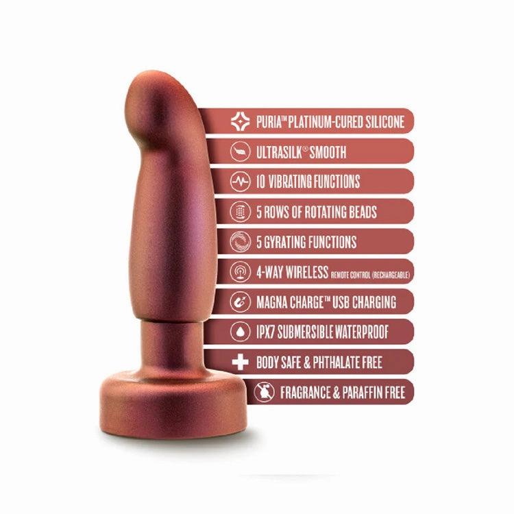 Anal Adventures Matrix Bionic Vibrating Rimming Plug