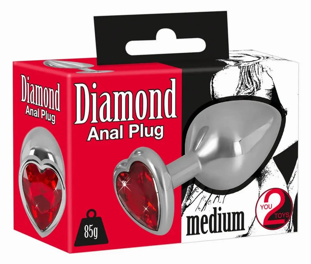 Anal Butt Plug Diamond - Medium