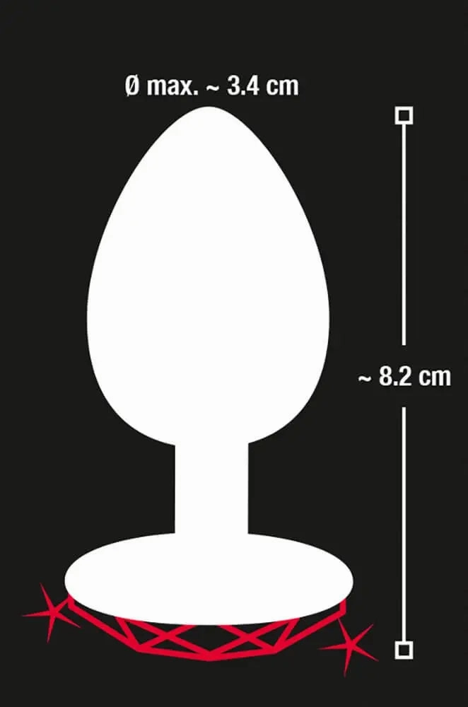 Anal Butt Plug Diamond - Medium