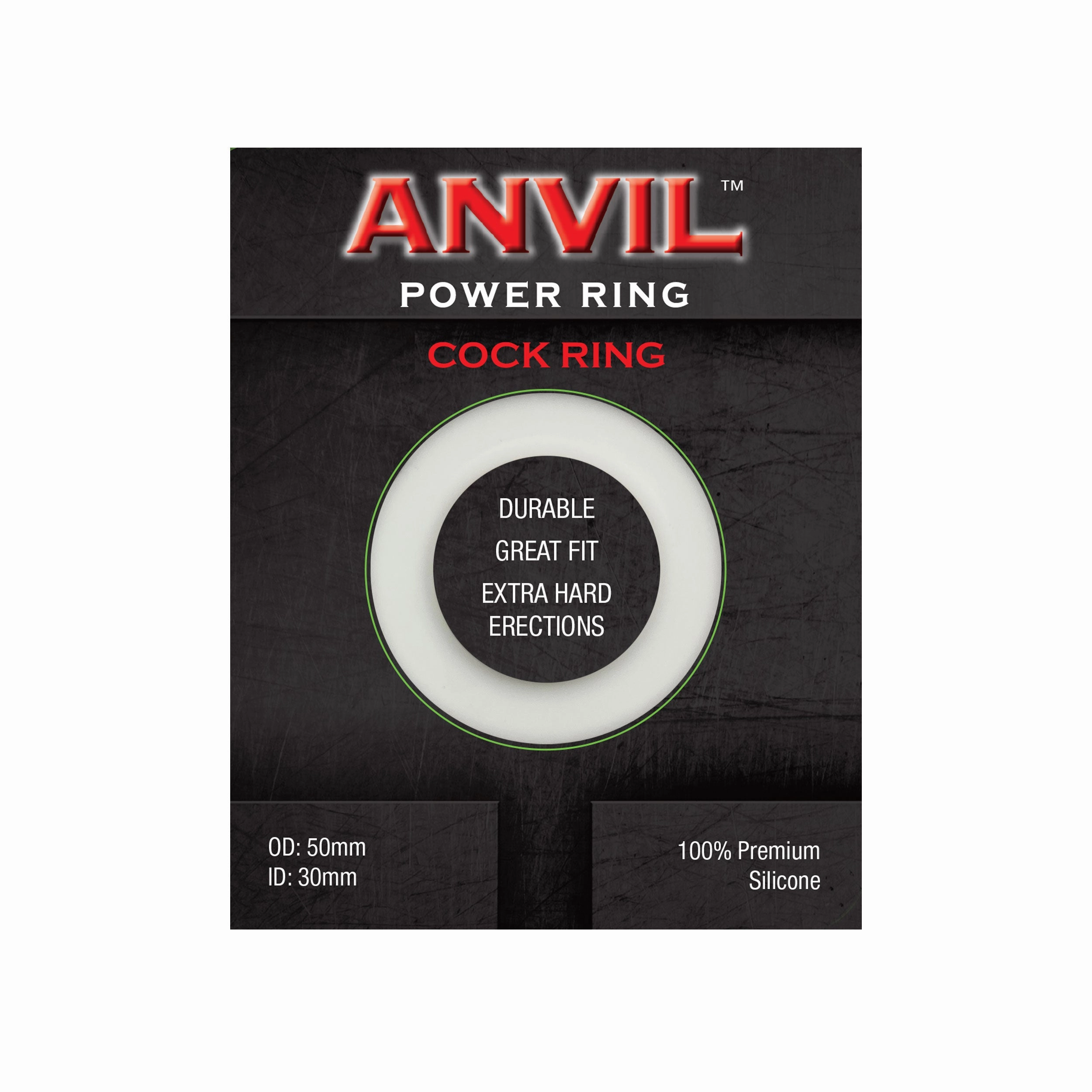 Anvil White Power Ring