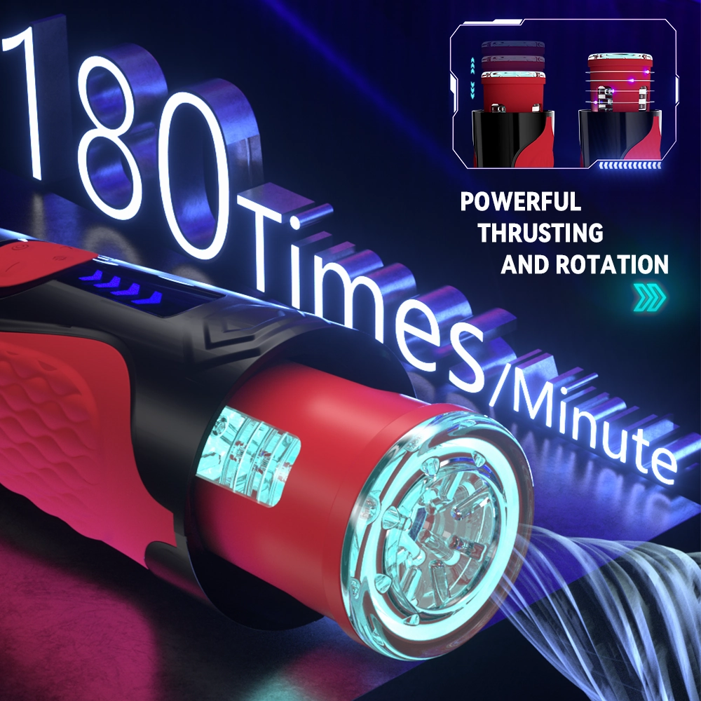 Automatic Rotating & Thrusting Male Masturbator Vagina Masturbation Equipment