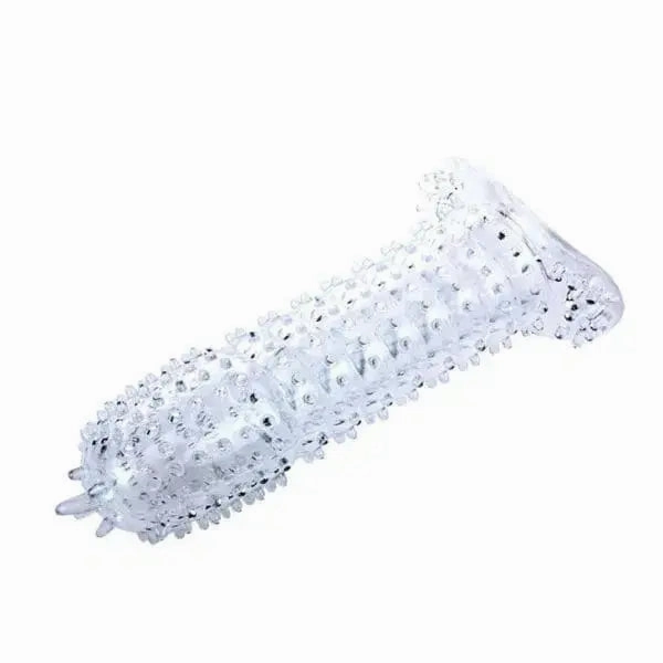 Baile – Penis Sheath With Stimulating Points Purple 14 Cm