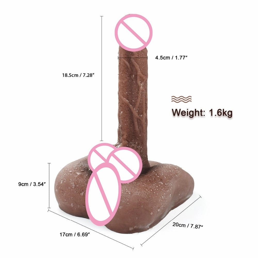 Balls On Ground Dildo