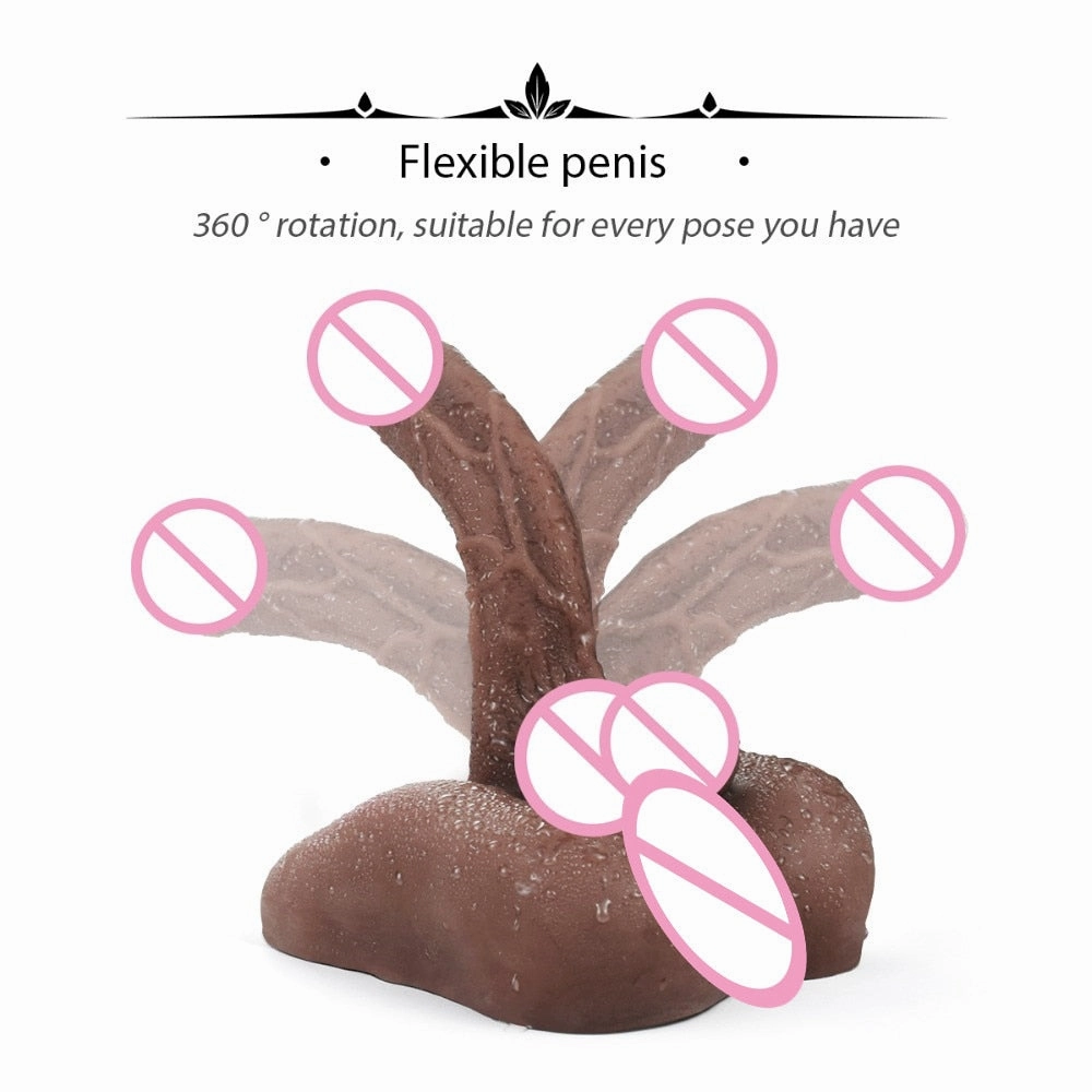 Balls On Ground Dildo