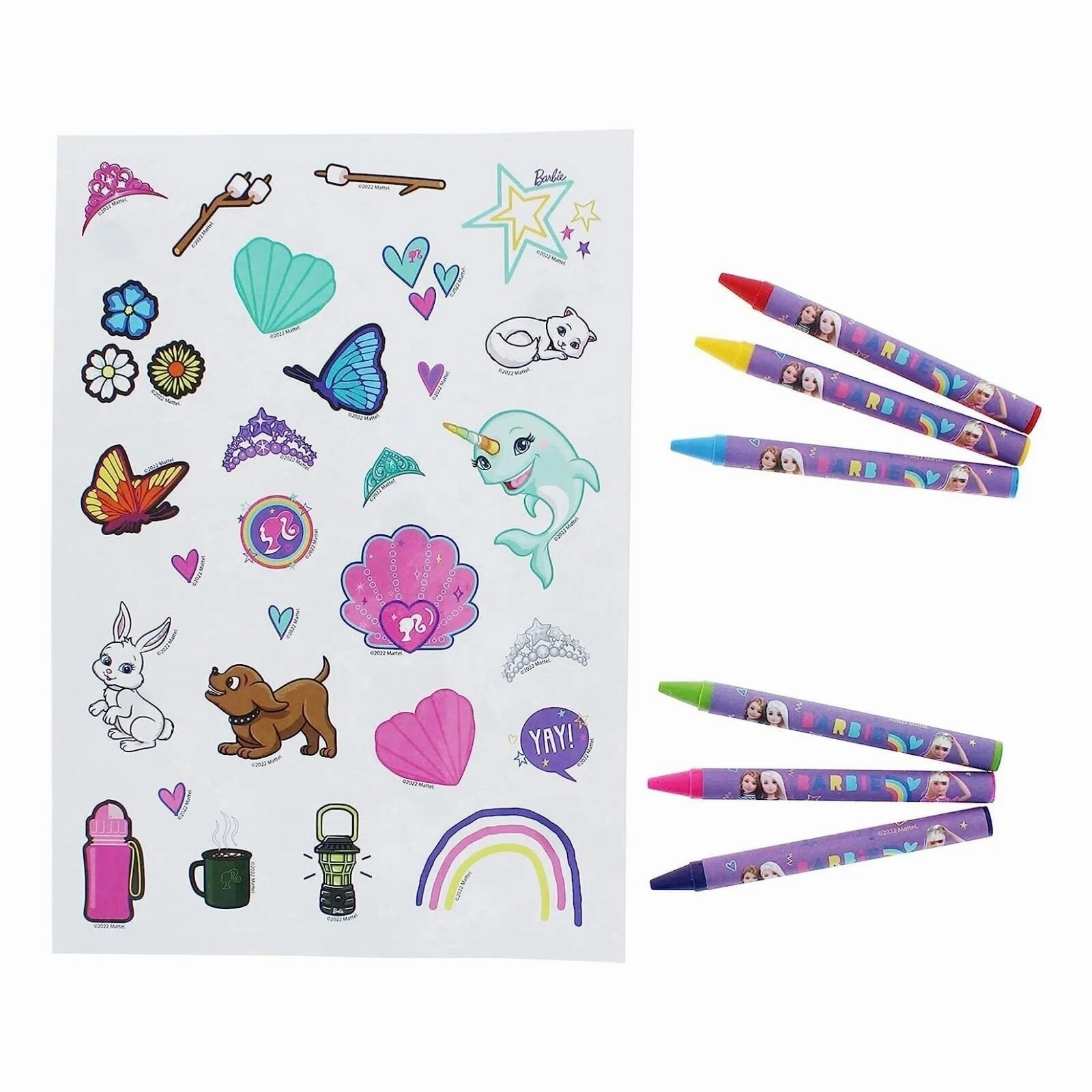 Barbie Colouring Roll
