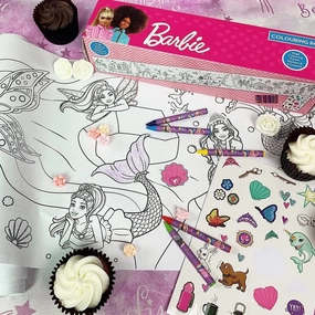 Barbie Colouring Roll
