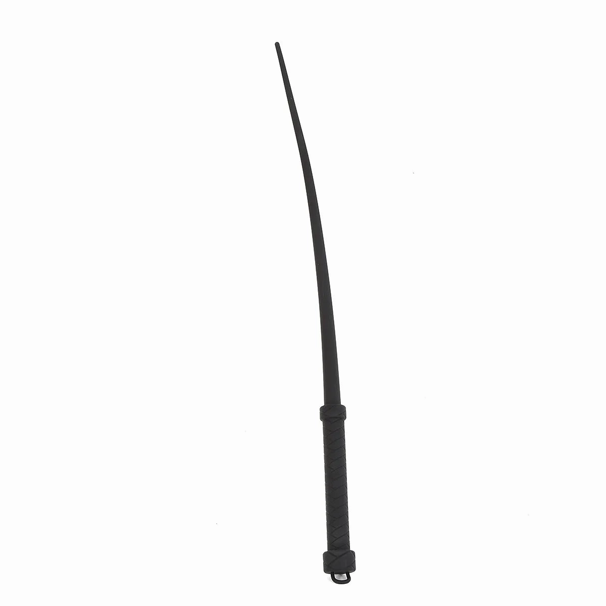 BDSM Silicone Hardcore Whip - Black Flogger for Intimate BDSM Adventures