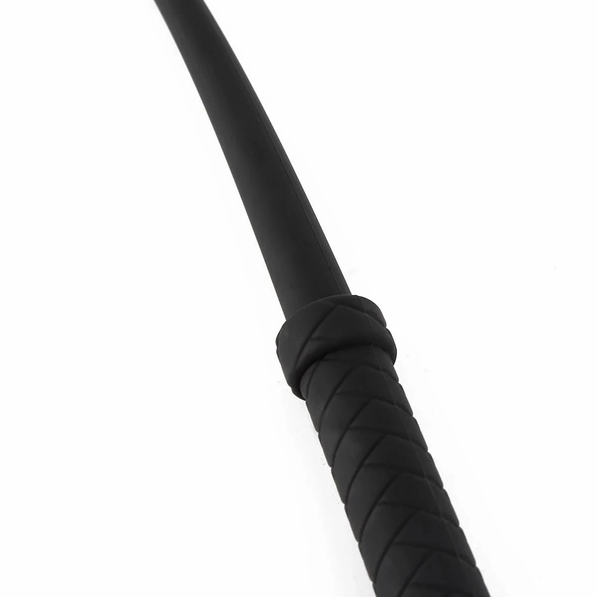 BDSM Silicone Hardcore Whip - Black Flogger for Intimate BDSM Adventures