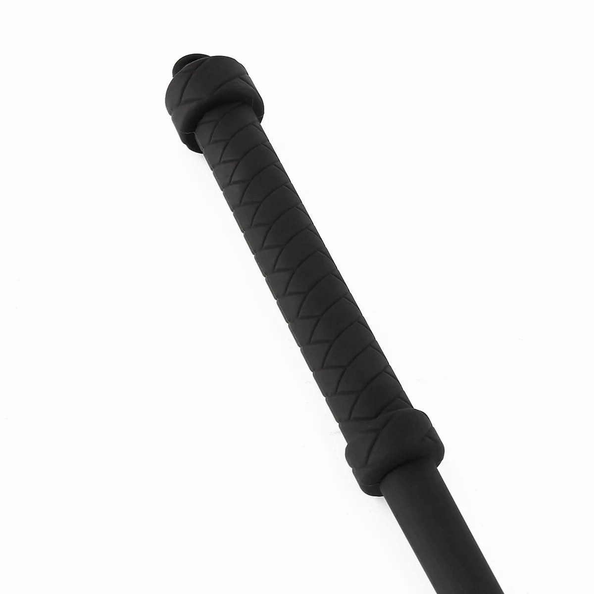 BDSM Silicone Hardcore Whip - Black Flogger for Intimate BDSM Adventures