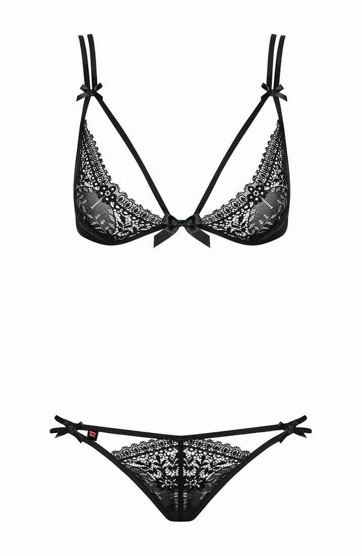 Black lace bra & thong set - All I Have