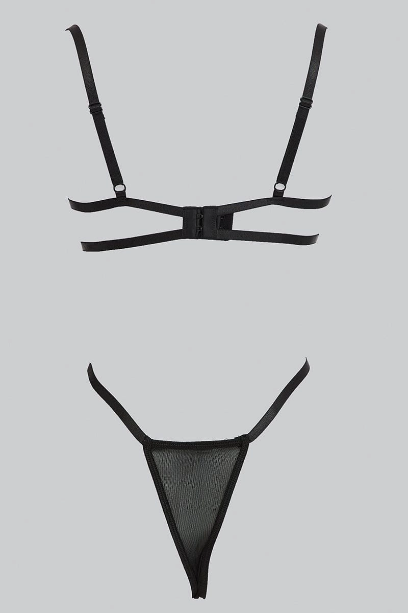 Black Lace Lingerie Set