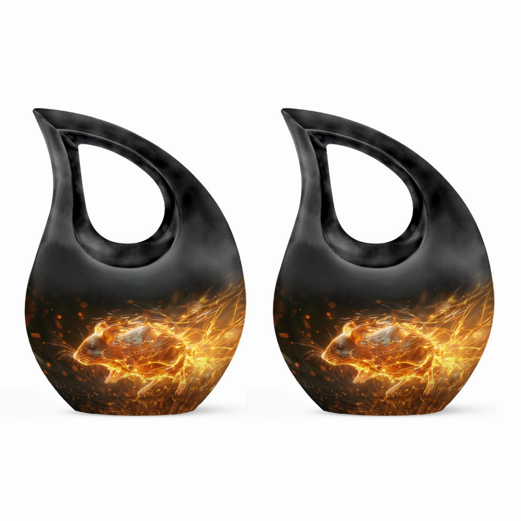 Blazing Speed Mouse Loving Tribute Cremation Urn For Your Beloved