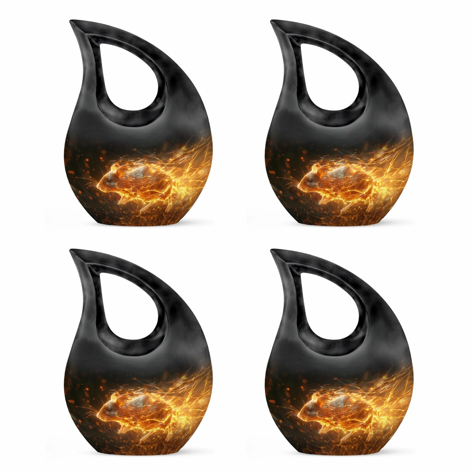 Blazing Speed Mouse Loving Tribute Cremation Urn For Your Beloved