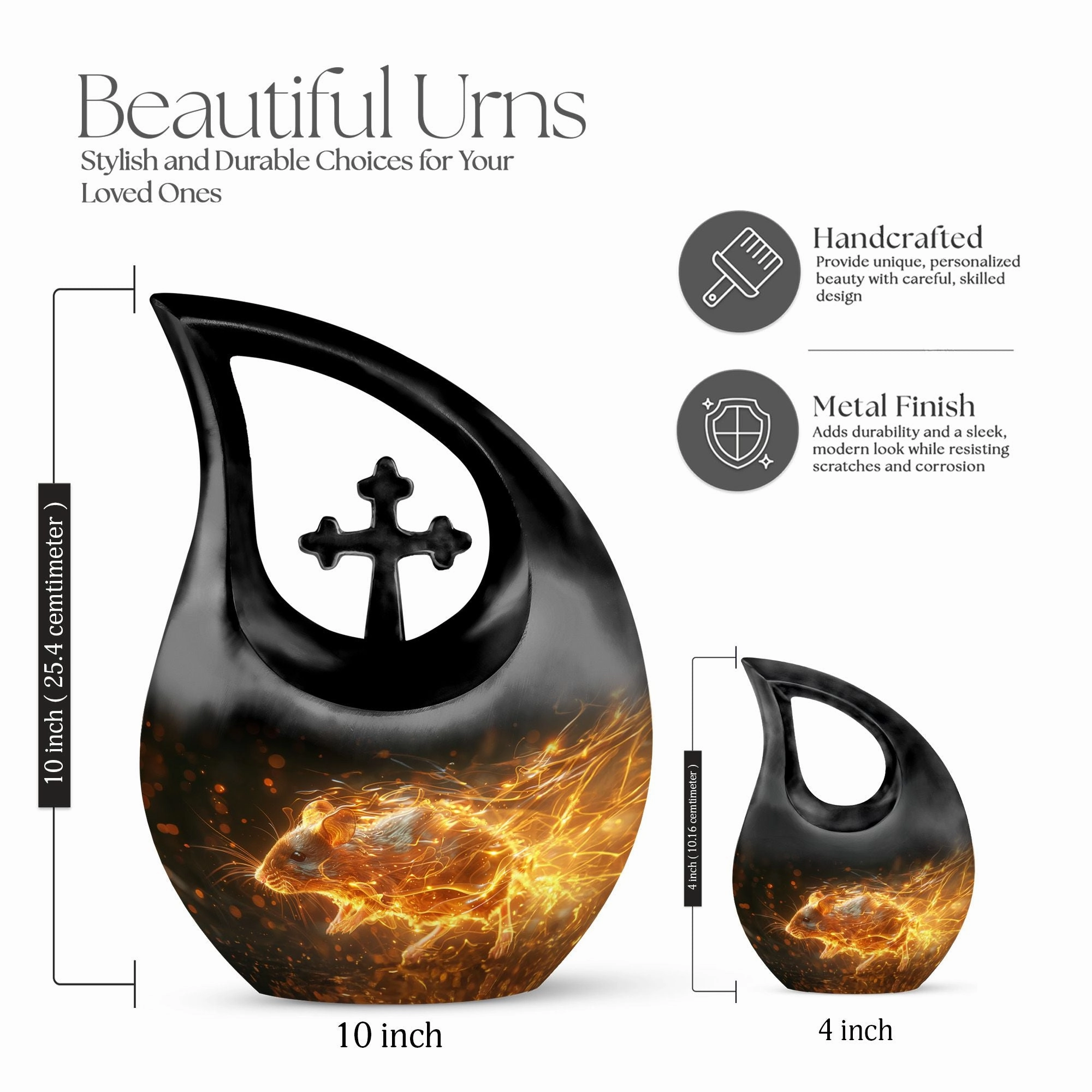 Blazing Speed Mouse Loving Tribute Cremation Urn For Your Beloved