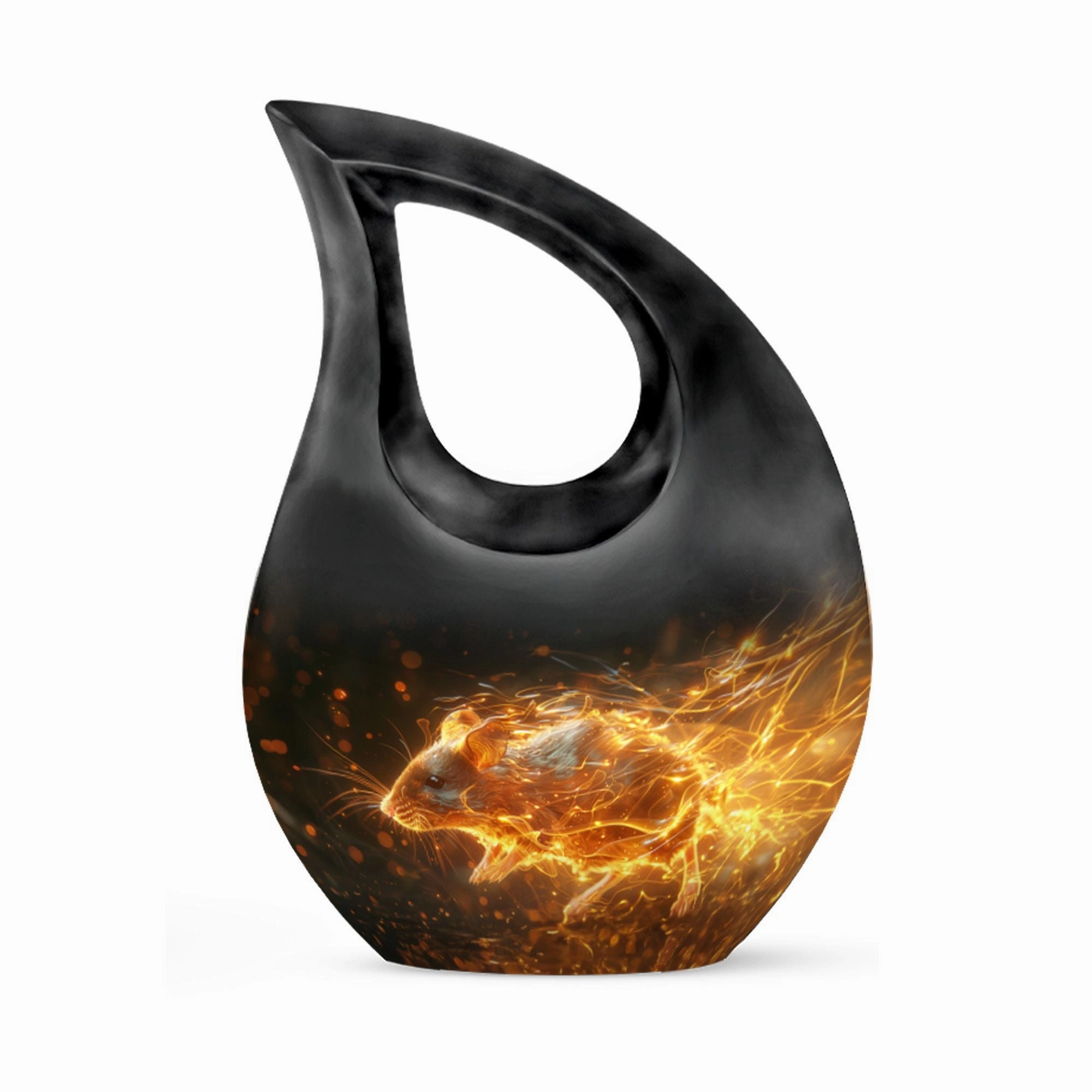 Blazing Speed Mouse Loving Tribute Cremation Urn For Your Beloved