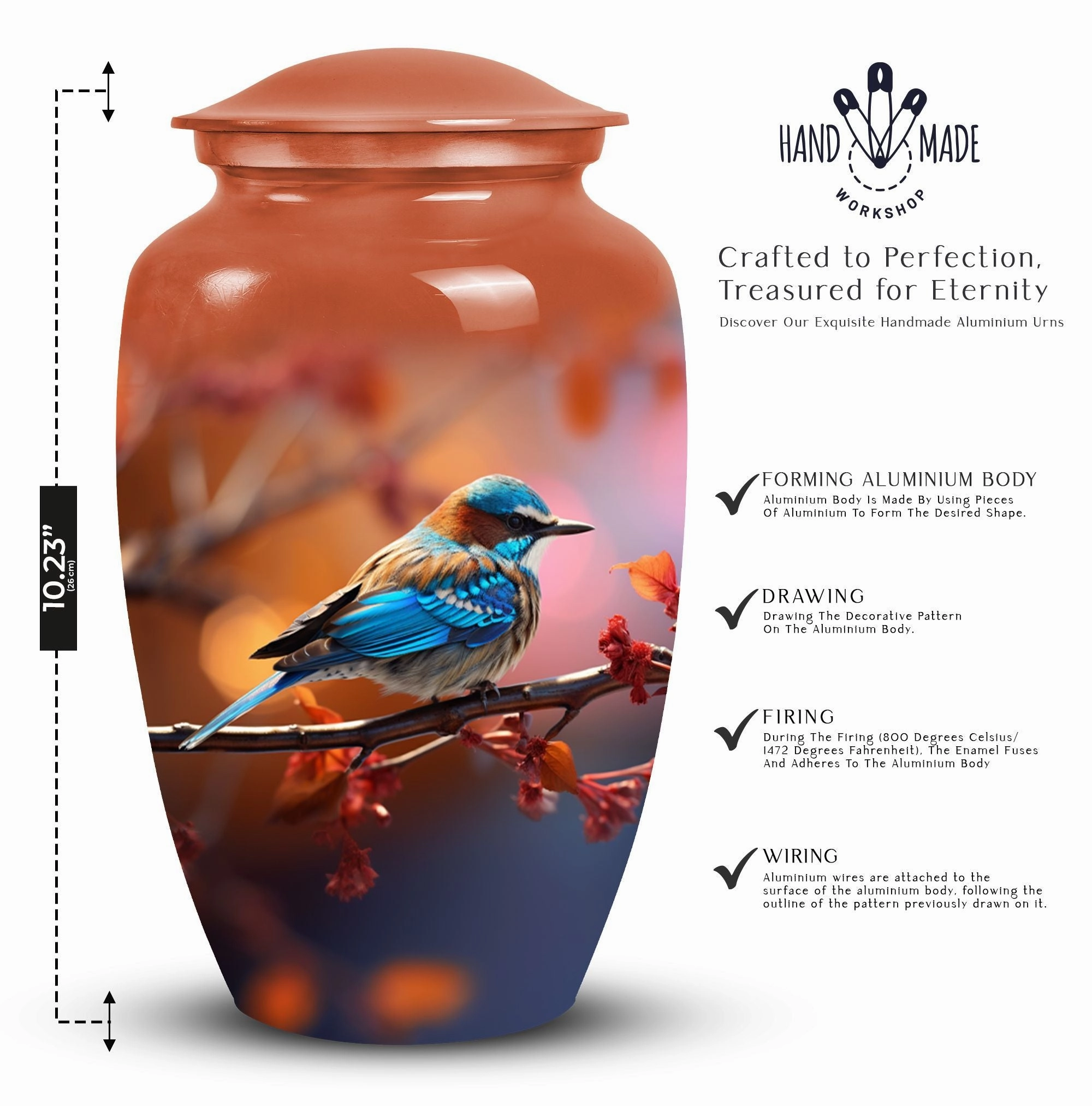 Blue Sparrow Memorial Cremation Classic: An Elegant Tribute