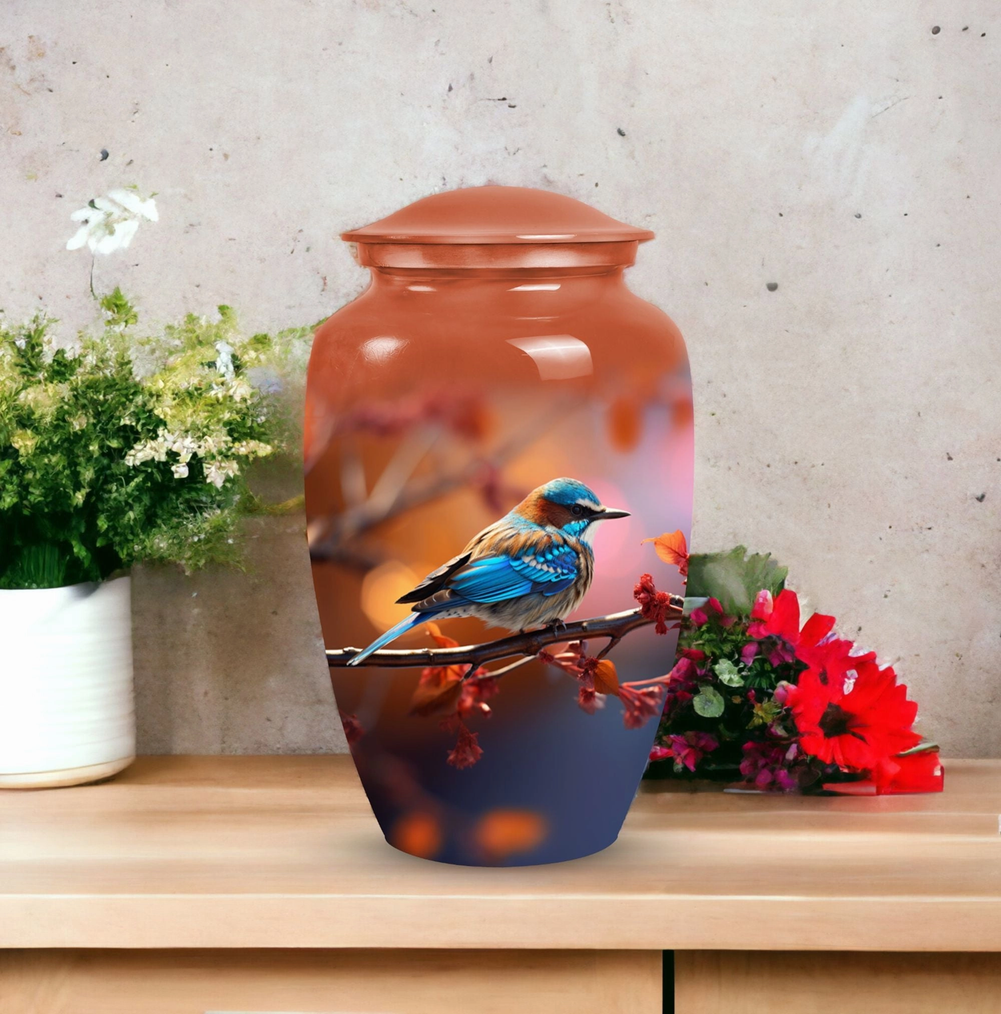 Blue Sparrow Memorial Cremation Classic: An Elegant Tribute