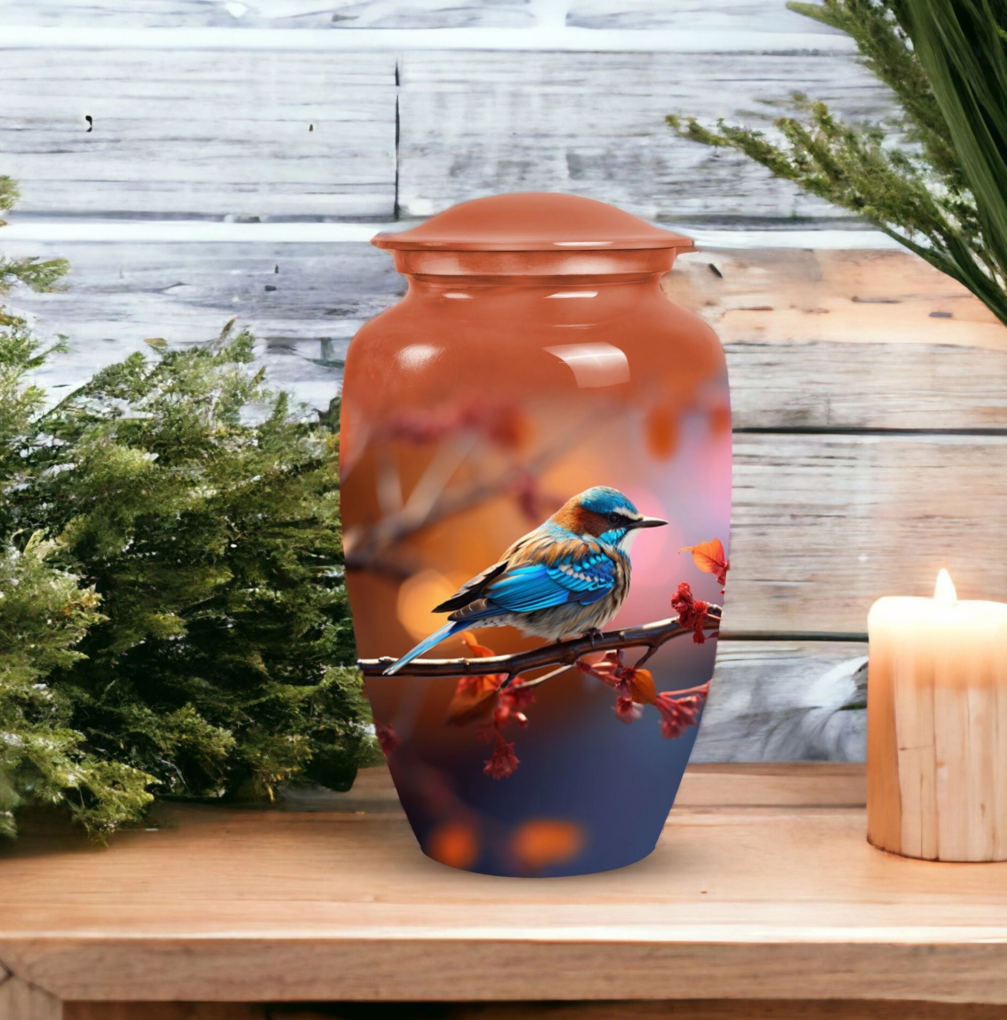 Blue Sparrow Memorial Cremation Classic: An Elegant Tribute