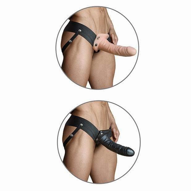 Blush Novelties - Dr Skin Hollow Strap On 6" (Beige)