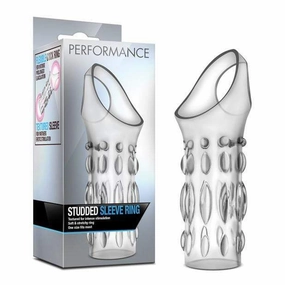 Blush Novelties - Performance Studded Cock Sleeve Ring (Clear)