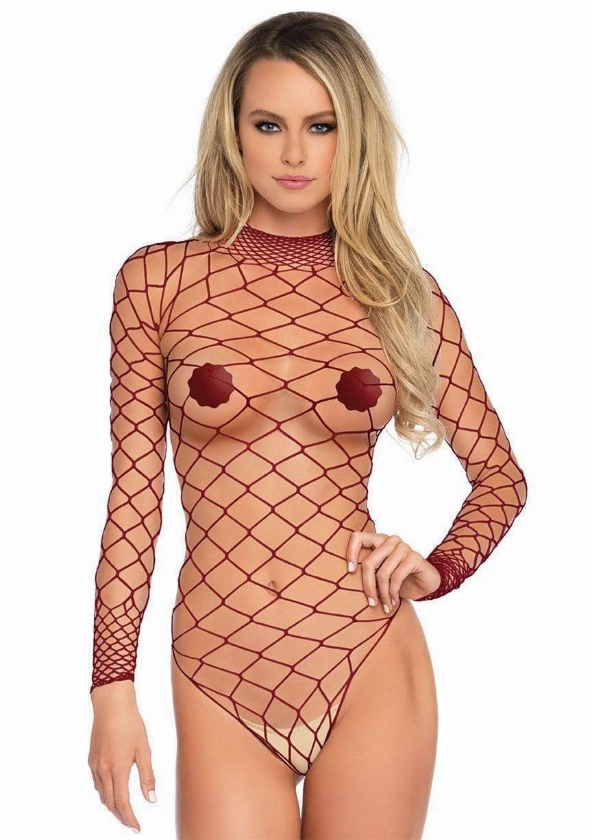 Bodysuit Fence Net with High Neck