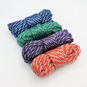 Bondage Gift-wrap Rope - Seasonal Special Wrapping Paper Rope - 1/4 - 6mm  - Solid Braid Bondage Rope
