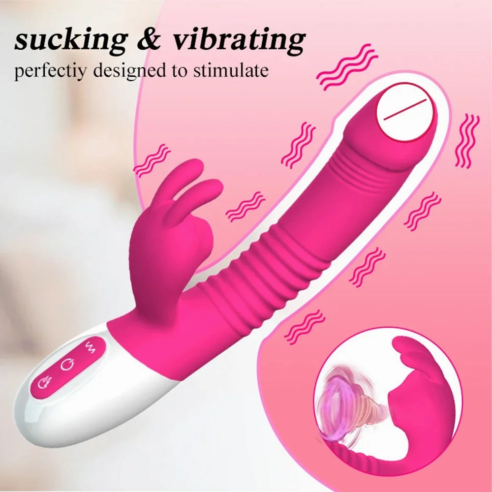 Bunny G-Spot Clit Vibrator Sucking Tapping and Vibrating 3-in-1