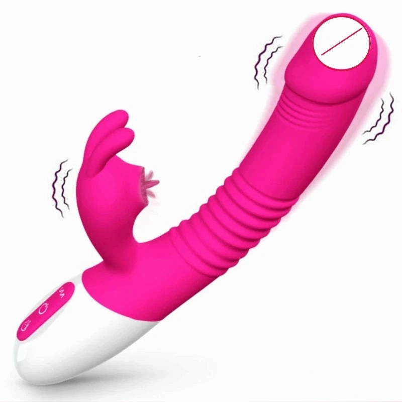 Bunny G-Spot Clit Vibrator Sucking Tapping and Vibrating 3-in-1