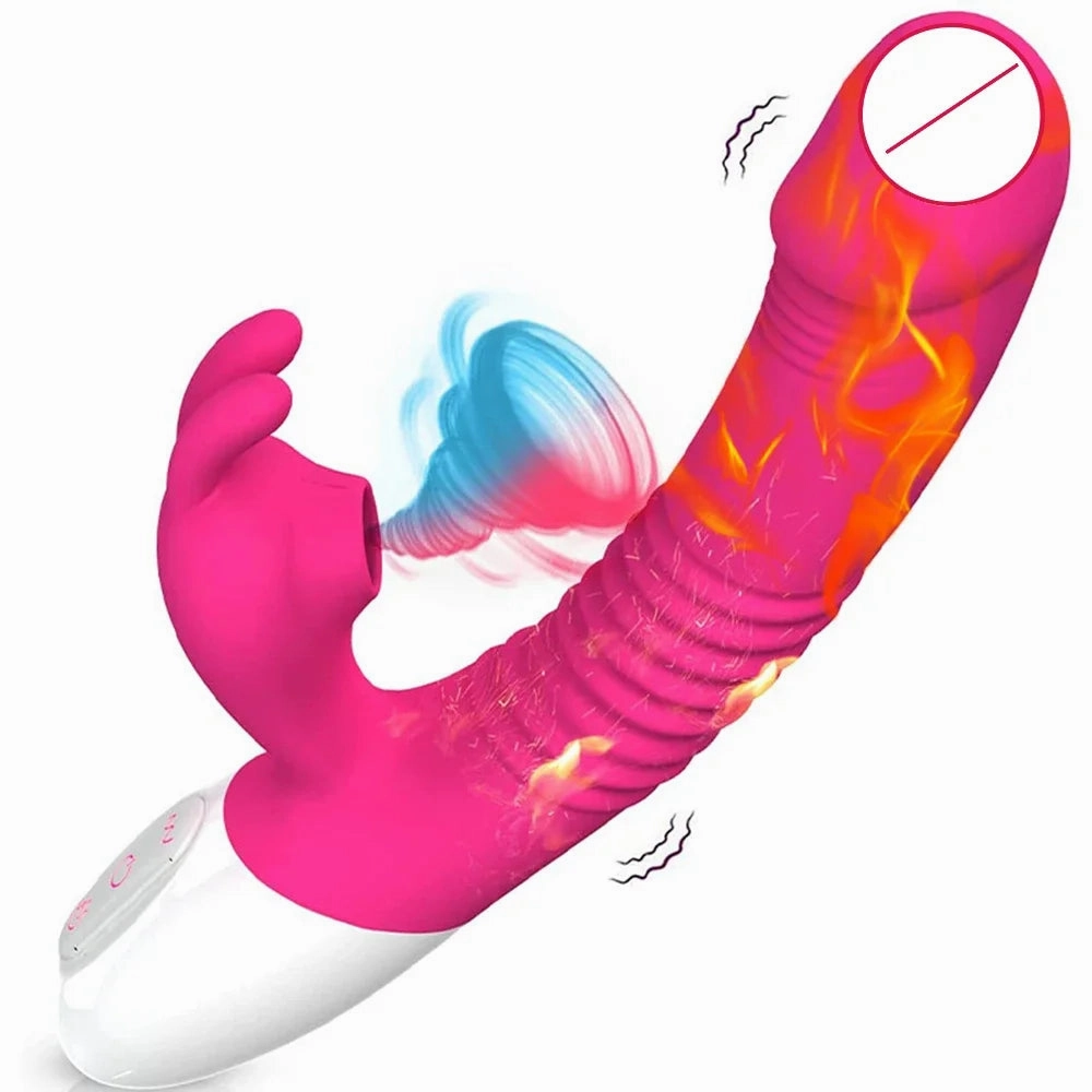 Bunny G-Spot Clit Vibrator Sucking Tapping and Vibrating 3-in-1