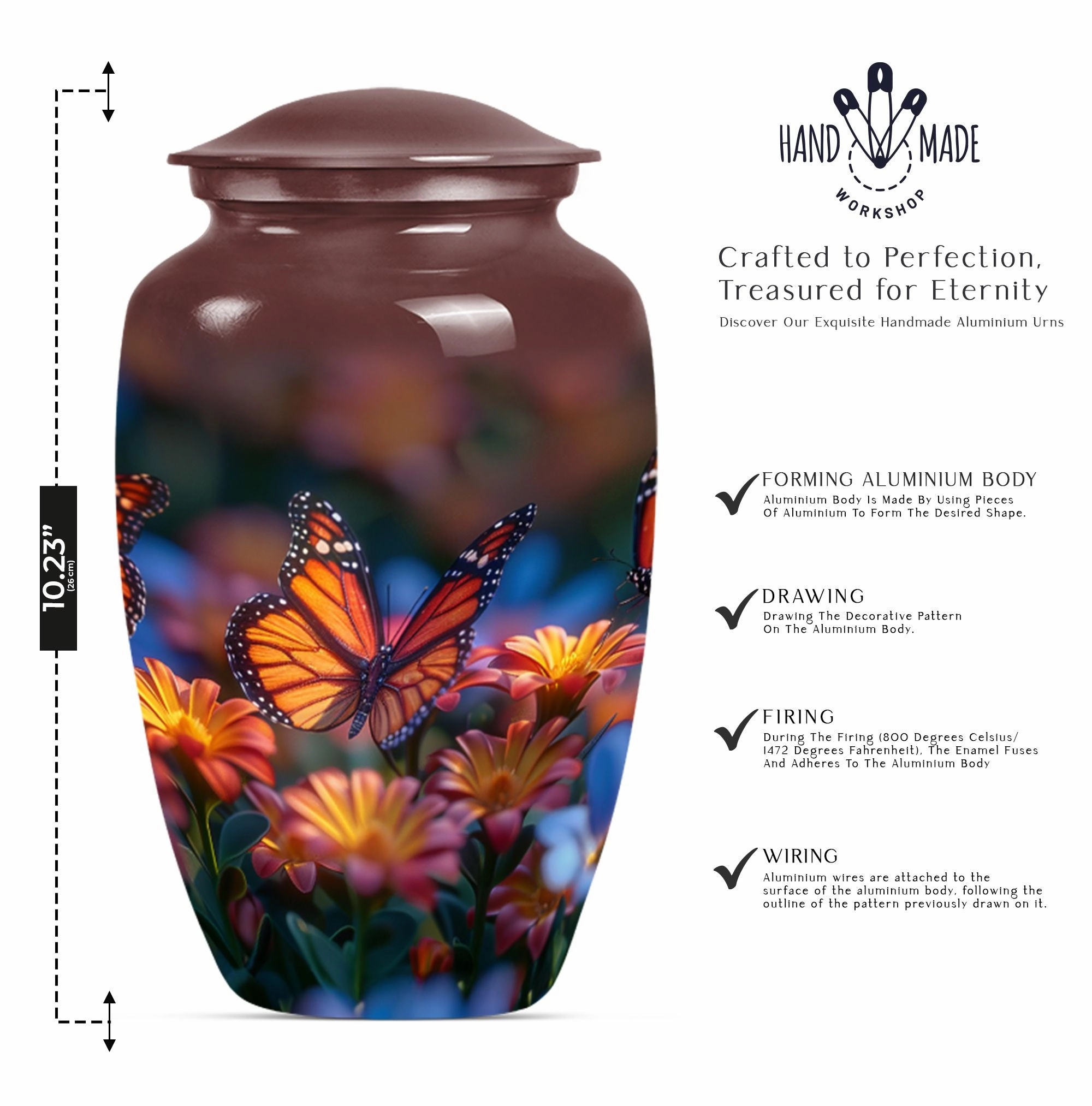 Butterfly Beauty Funeral Urn: Enduring Memorials for Loved Ones