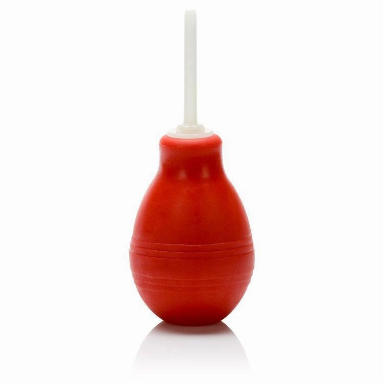 California Exotics - Anal Douche Glow-In-The-Dark Spike with Squeeze Bulb