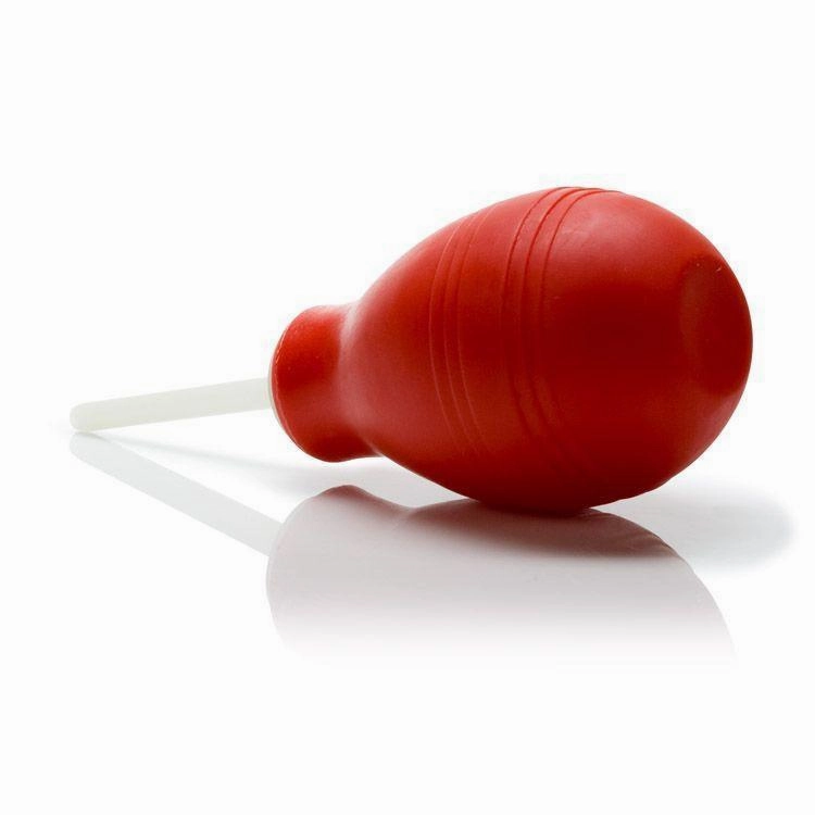 California Exotics - Anal Douche Glow-In-The-Dark Spike with Squeeze Bulb