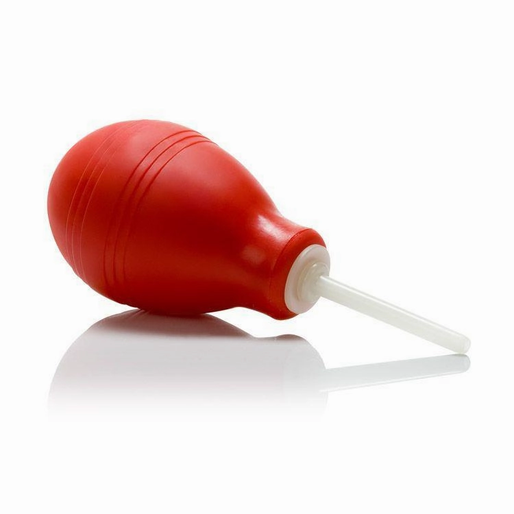 California Exotics - Anal Douche Glow-In-The-Dark Spike with Squeeze Bulb