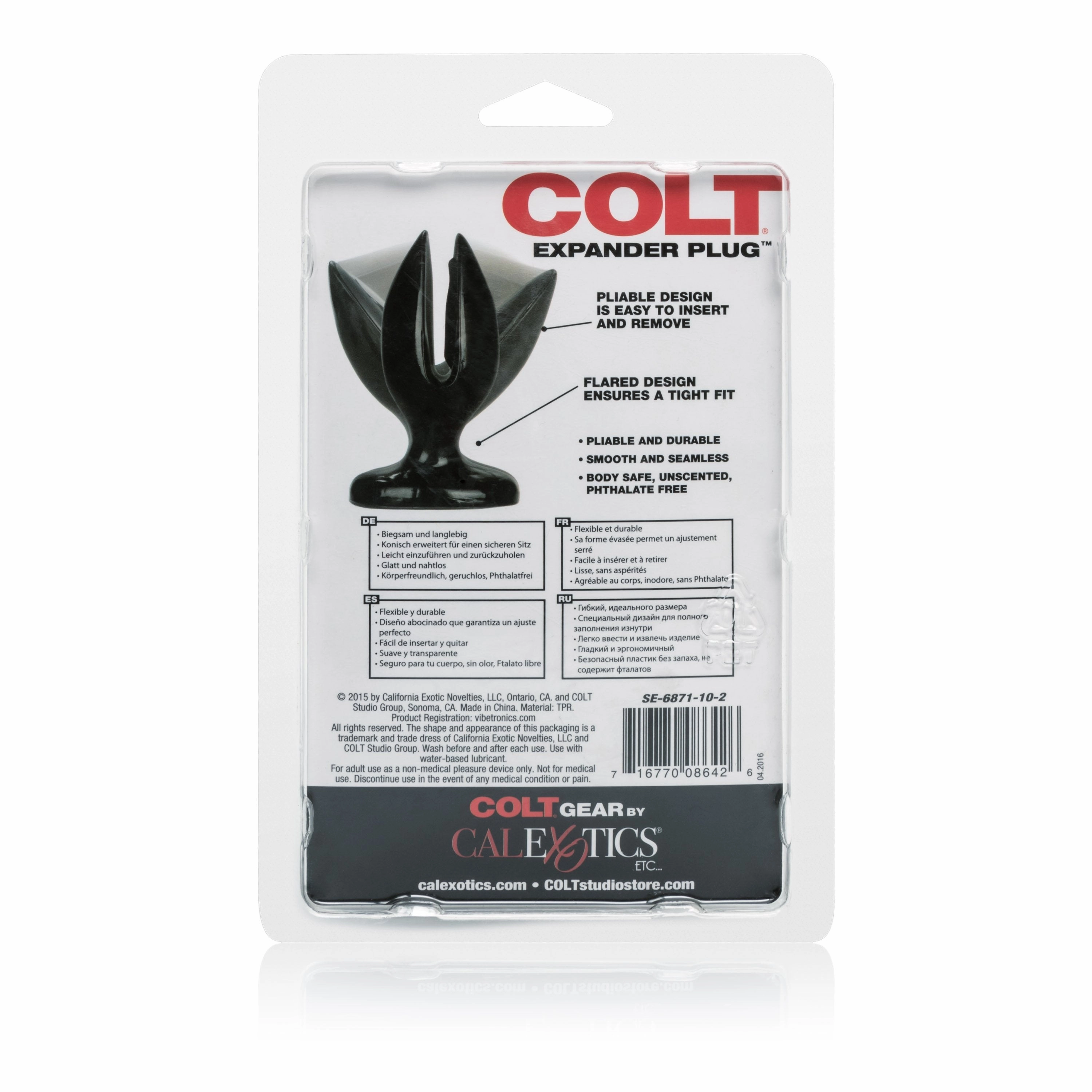 California Exotics - COLT Expander Anal Plug Medium (Black)