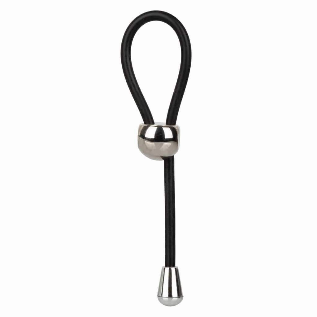 California Exotics - EZ Cinch Silicone Lasso Cock Ring (Black)