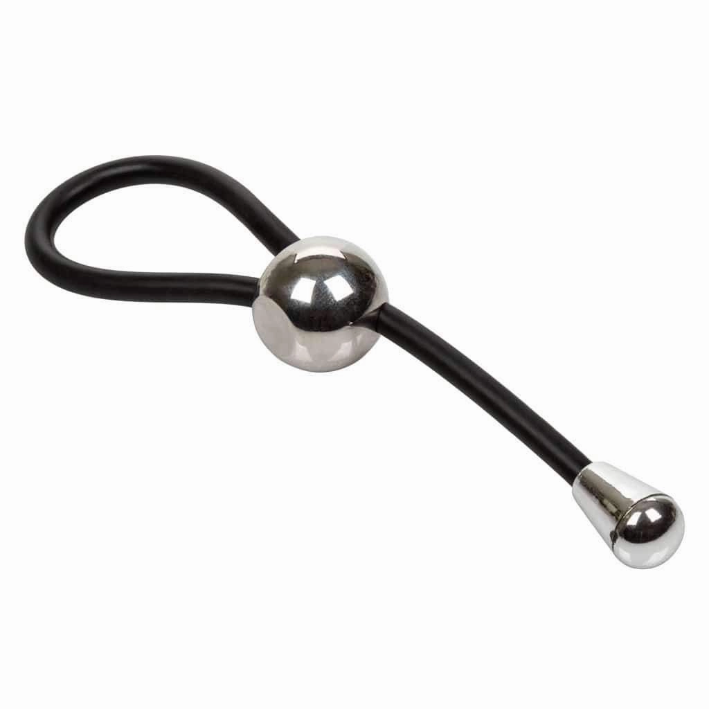 California Exotics - EZ Cinch Silicone Lasso Cock Ring (Black)
