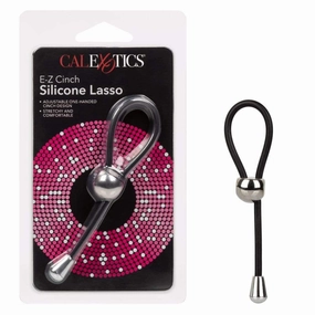 California Exotics - EZ Cinch Silicone Lasso Cock Ring (Black)