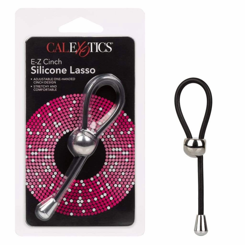 California Exotics - EZ Cinch Silicone Lasso Cock Ring (Black)