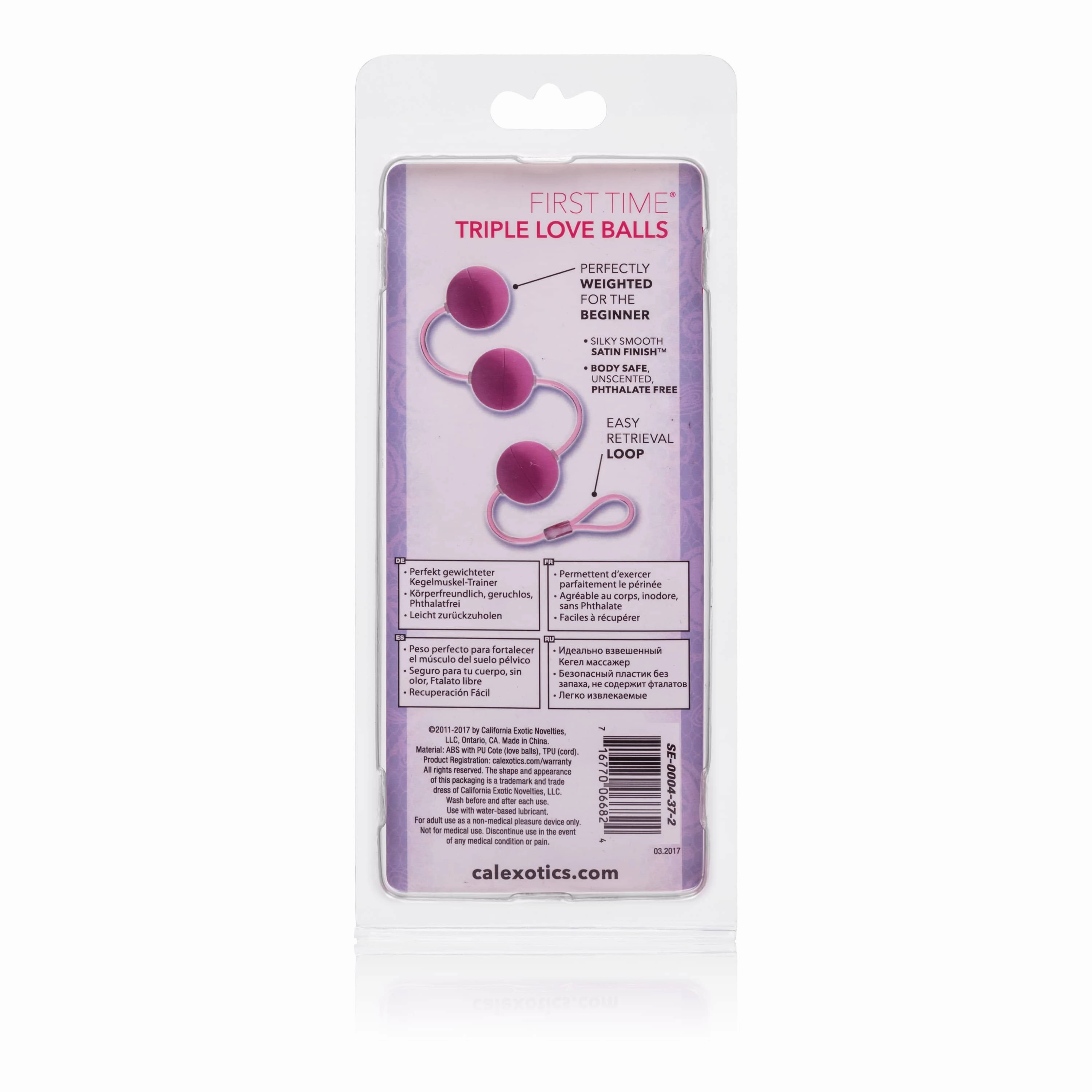 California Exotics - First Time Triple Love Kegel Balls (Pink)